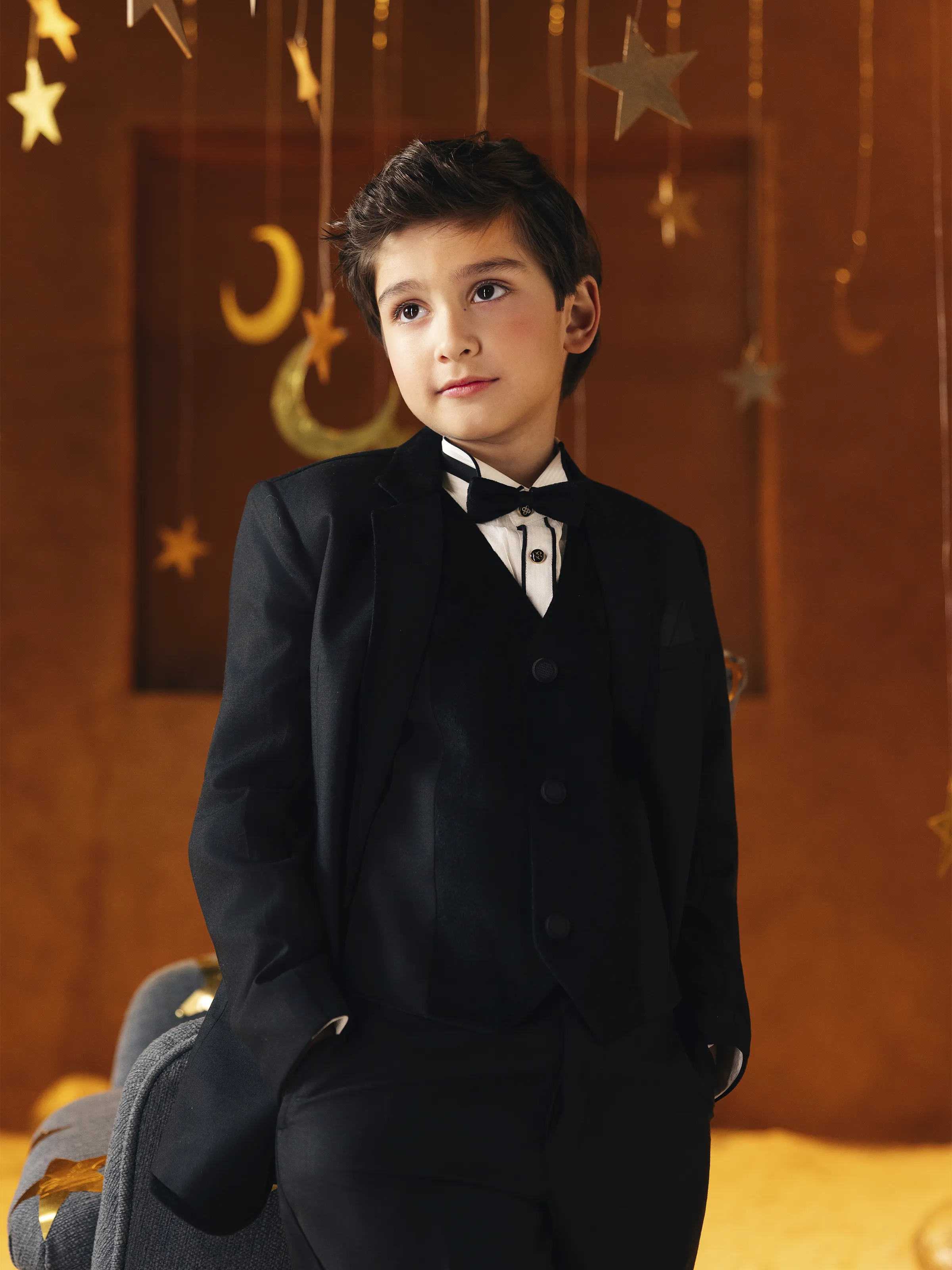Boy's Black Coat Pant - EBTCPC5-4513 - Image 4