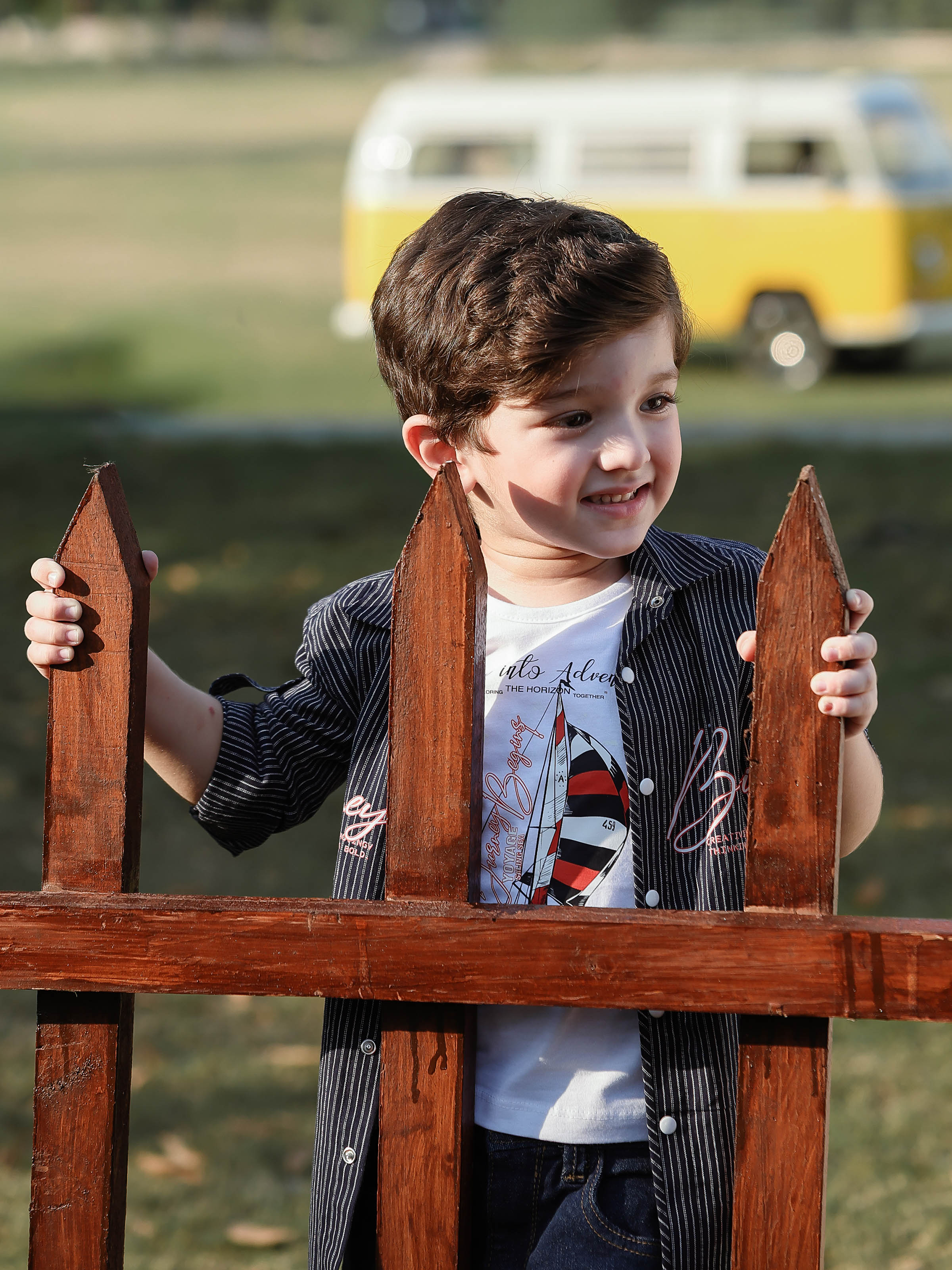 Boy's Navy Blue Shirt & Tank Top- EBTS5-27641-2P - Image 3