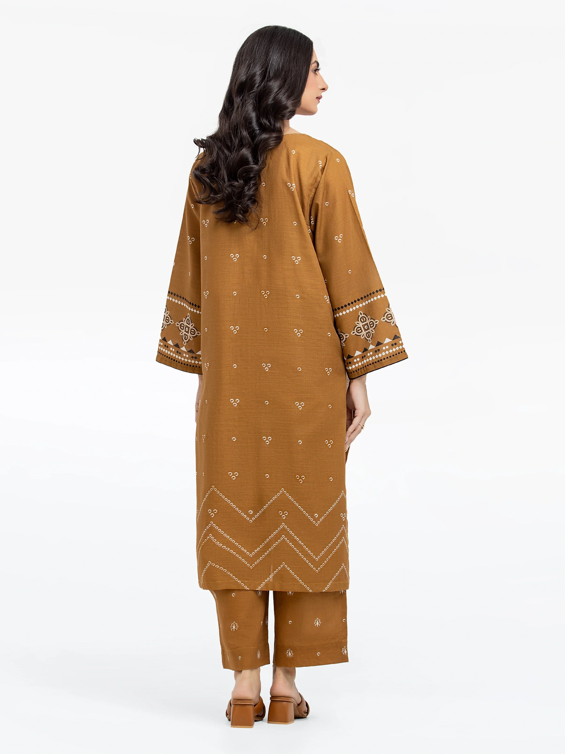 Pret Printed Khaddar Shirt - EWTKP24-81393S - Image 6