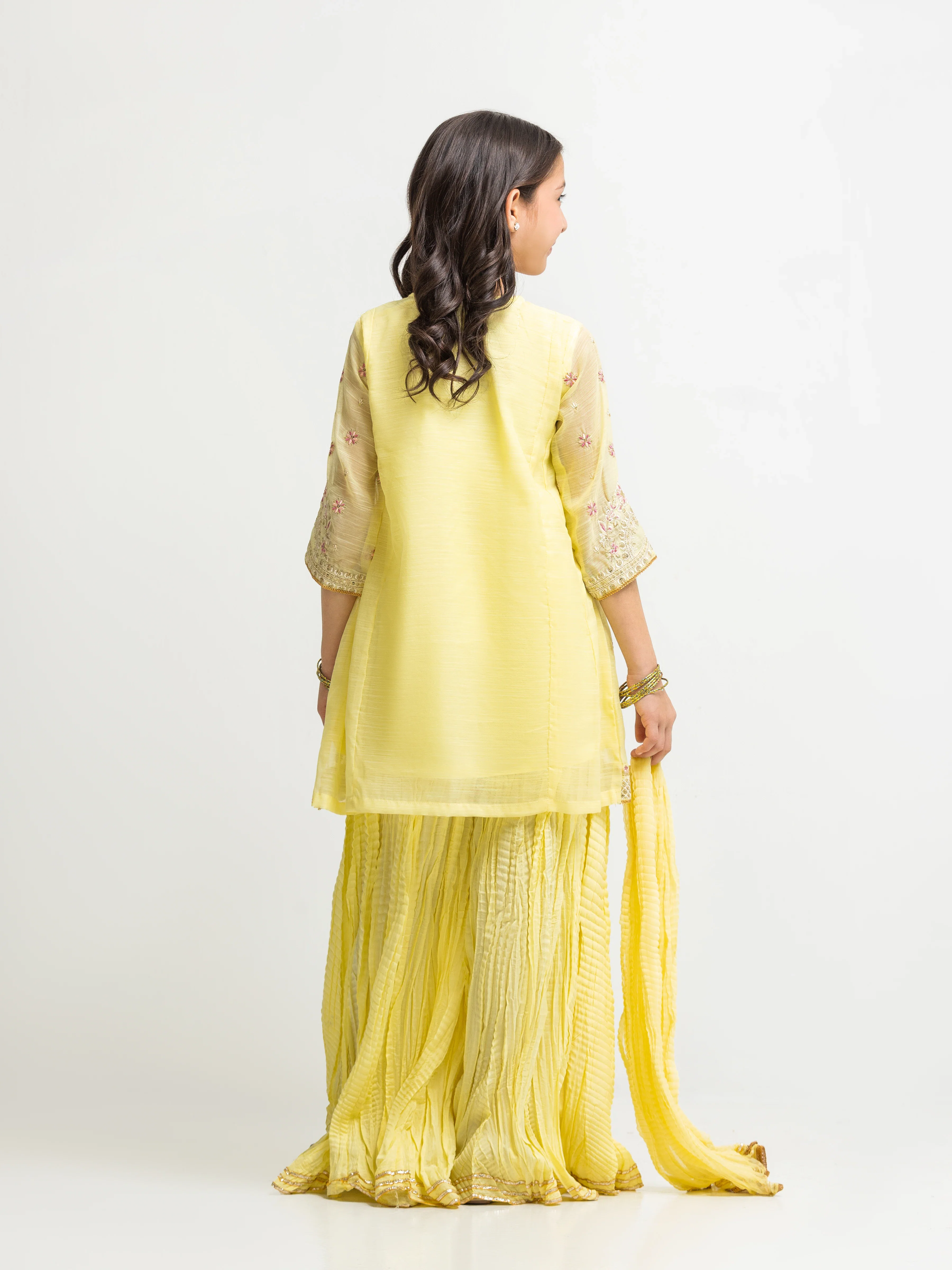 Girl's Light Yellow Pret - EGTPLED5-50089-3P - Image 5