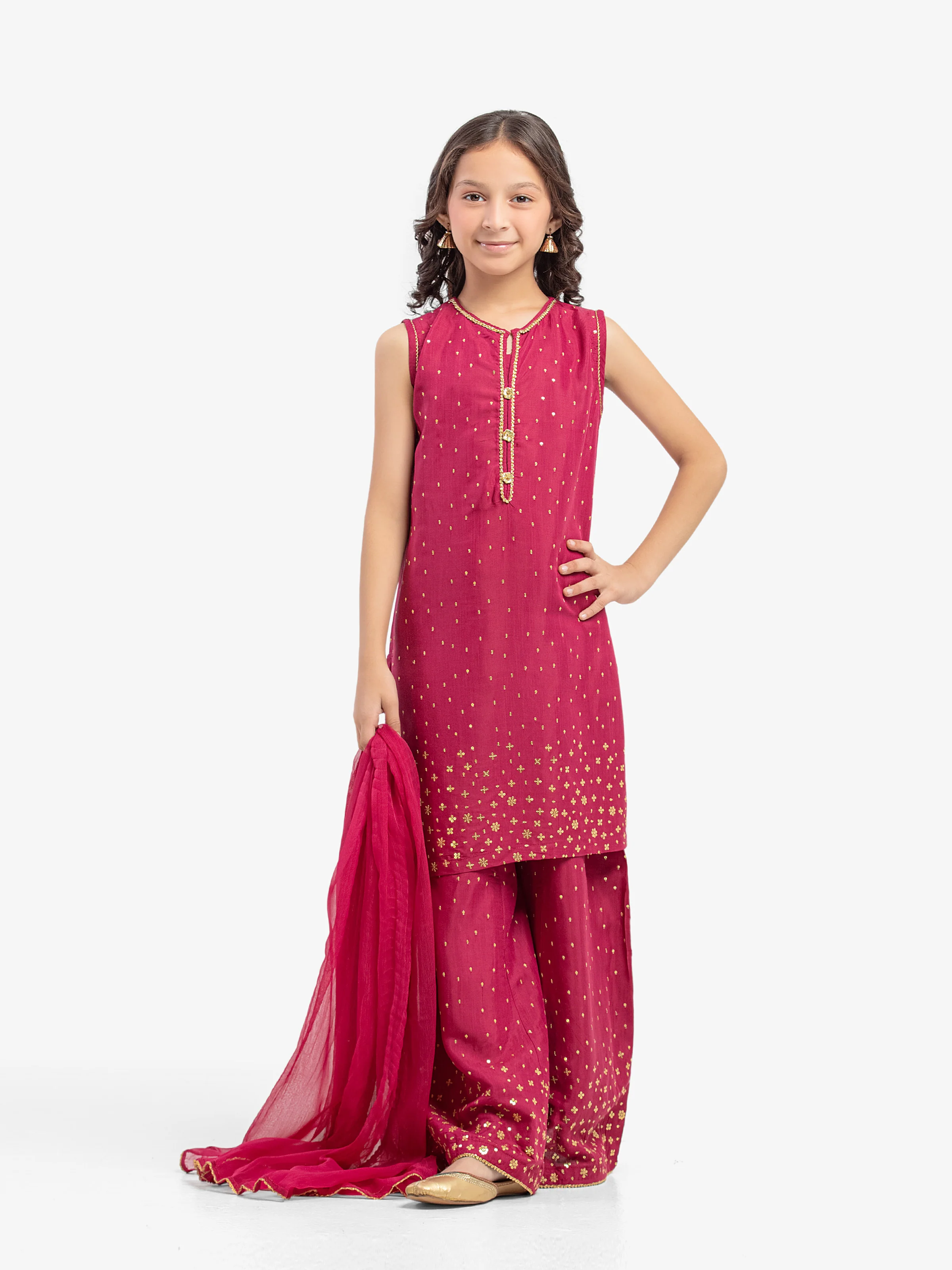 Girl's Magenta Pret - EGTPLE5-50042-3P