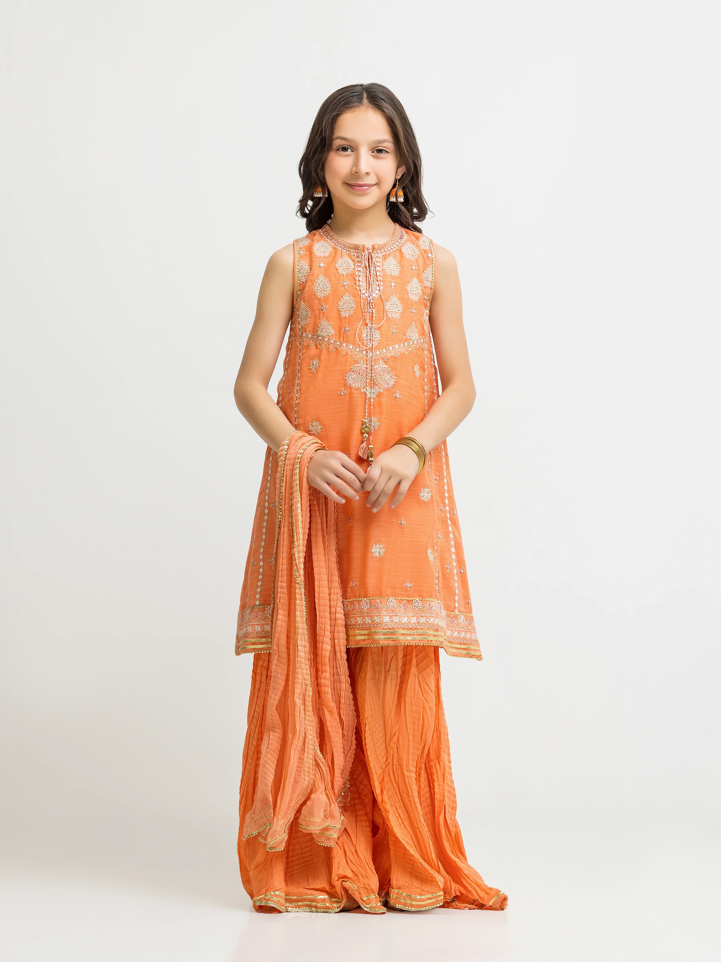 Girl's Peach Pret - EGTPLED5-50092-3P