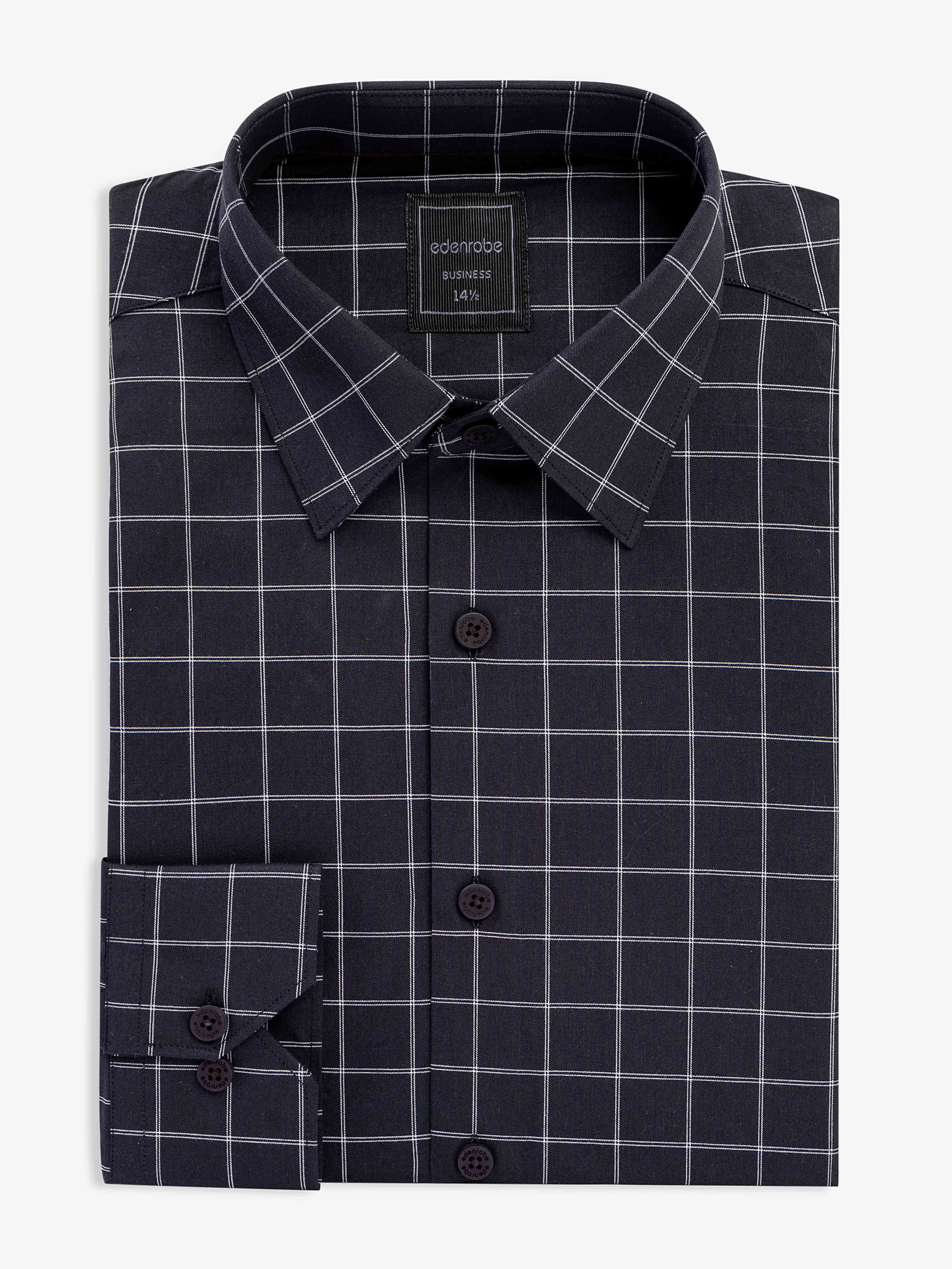 Men's Black Shirt - EMTSB5-173