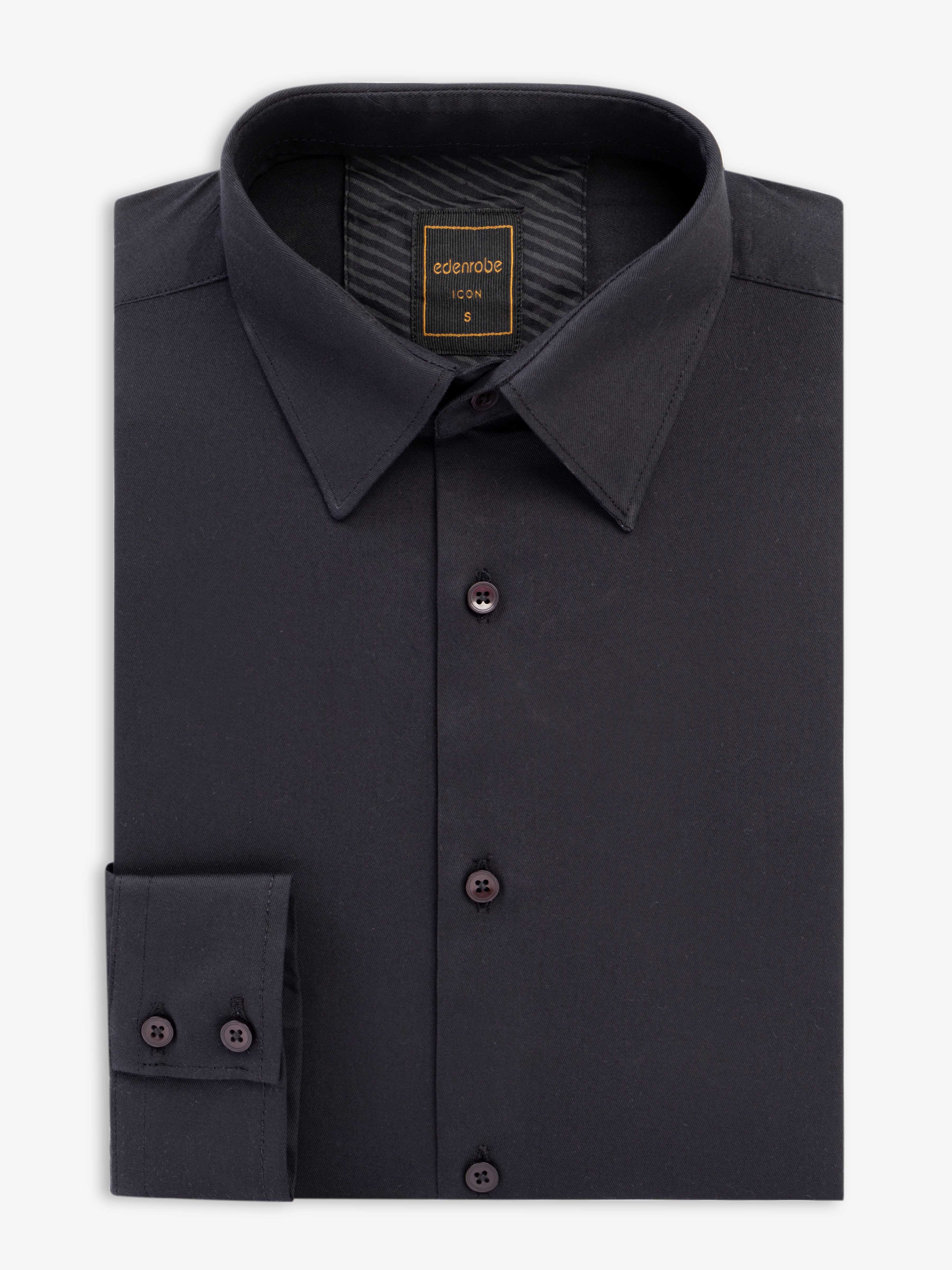 Men's Black Shirt - EMTSI5-50848