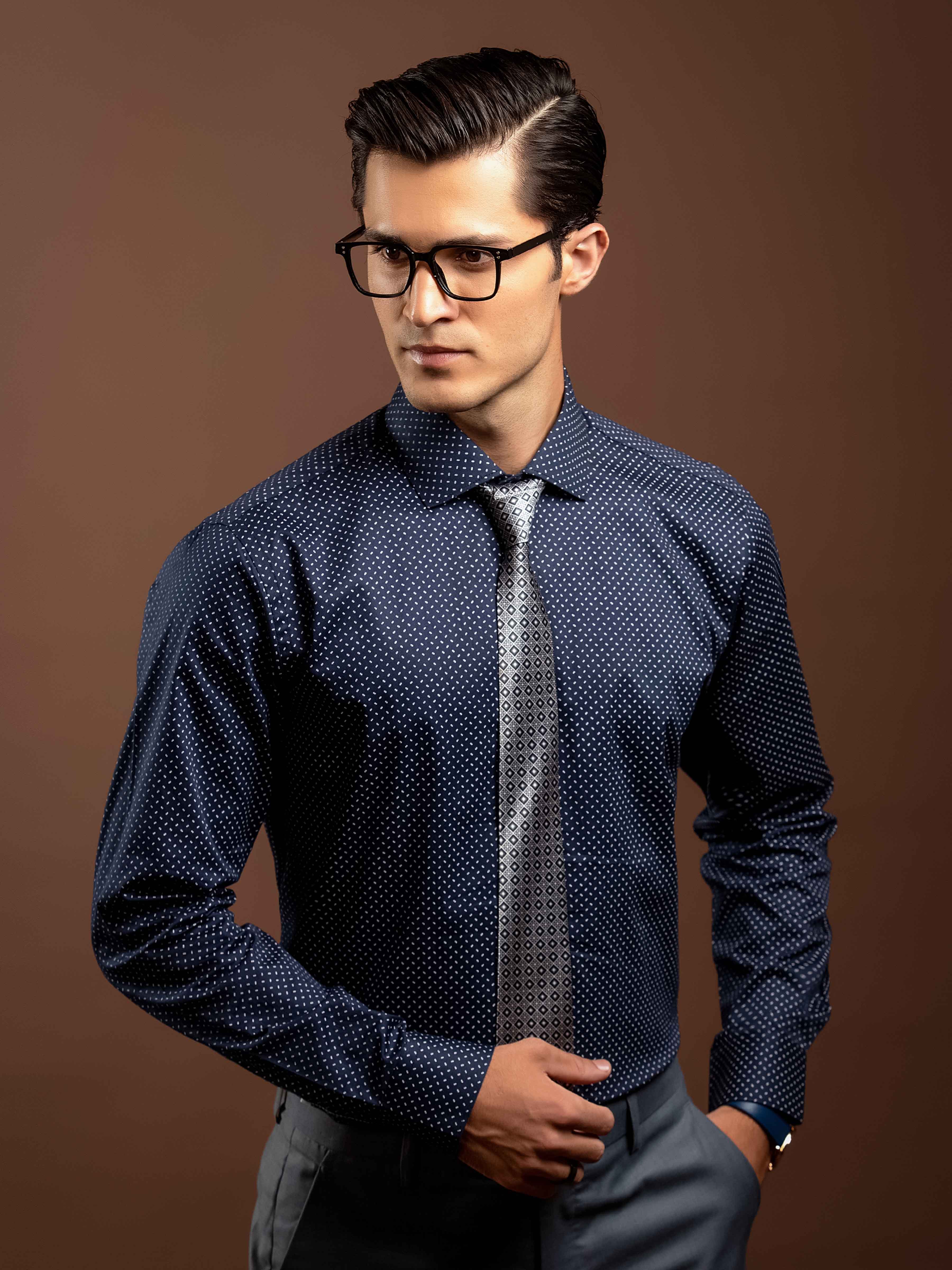 Men's Blue Shirt - EMTSI5-50842