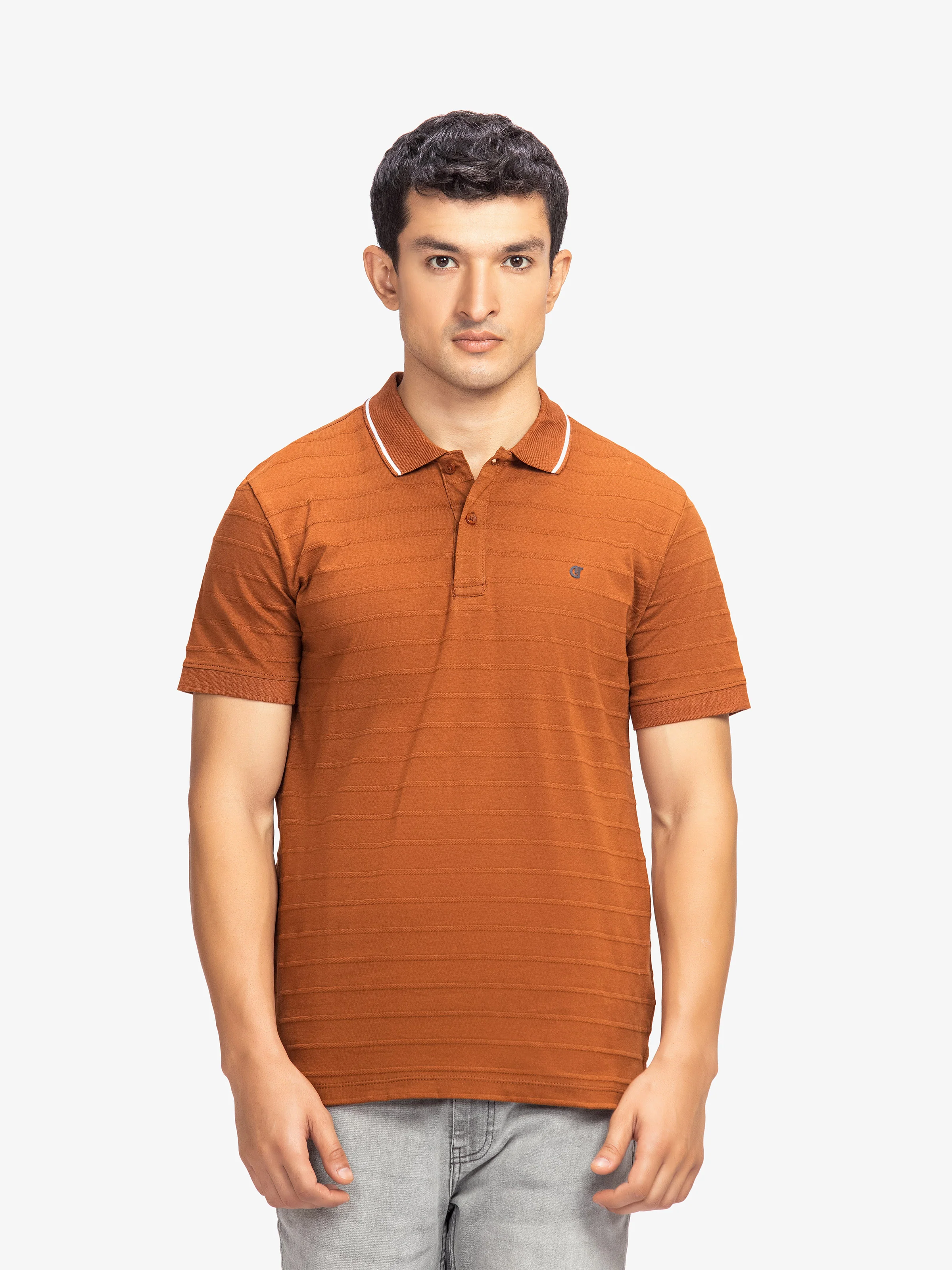 Men's Bronze Polo Shirt - EMTPS5-021