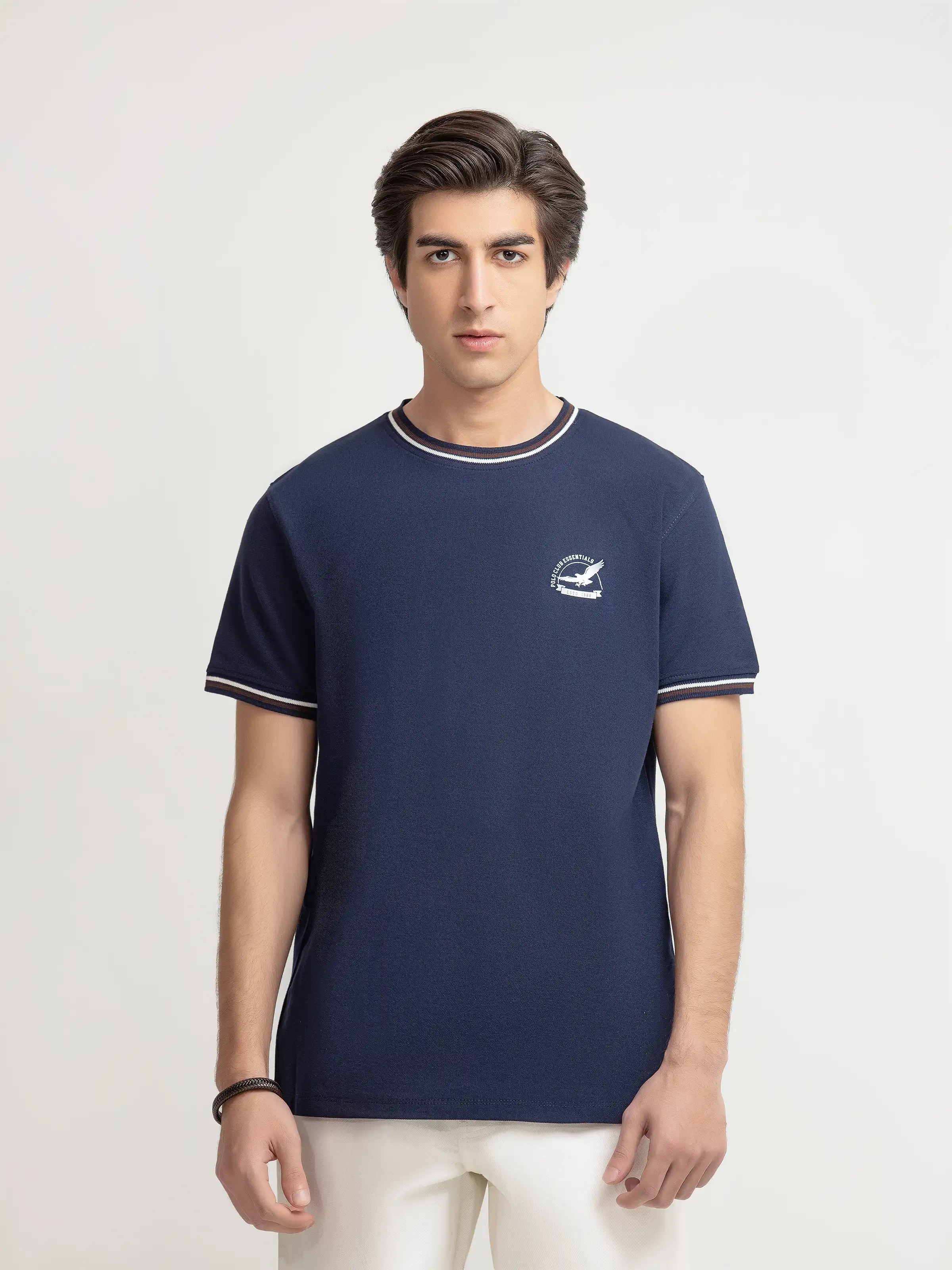 Men's Navy Graphic Tee - EMTGT6-012