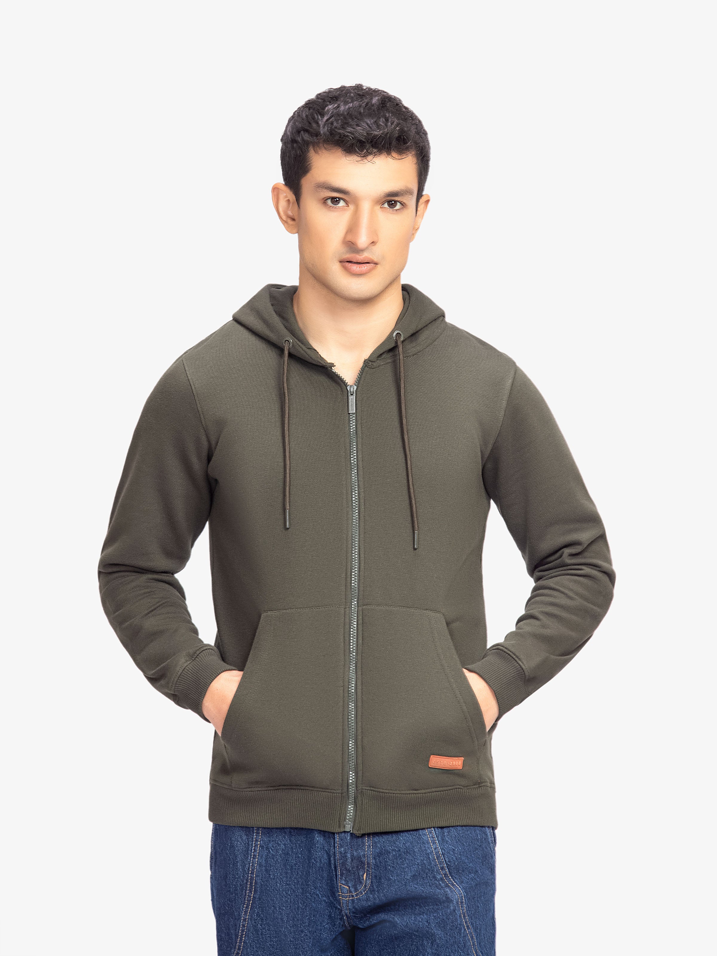 Men's Olive Hoodie - EMTH5-001