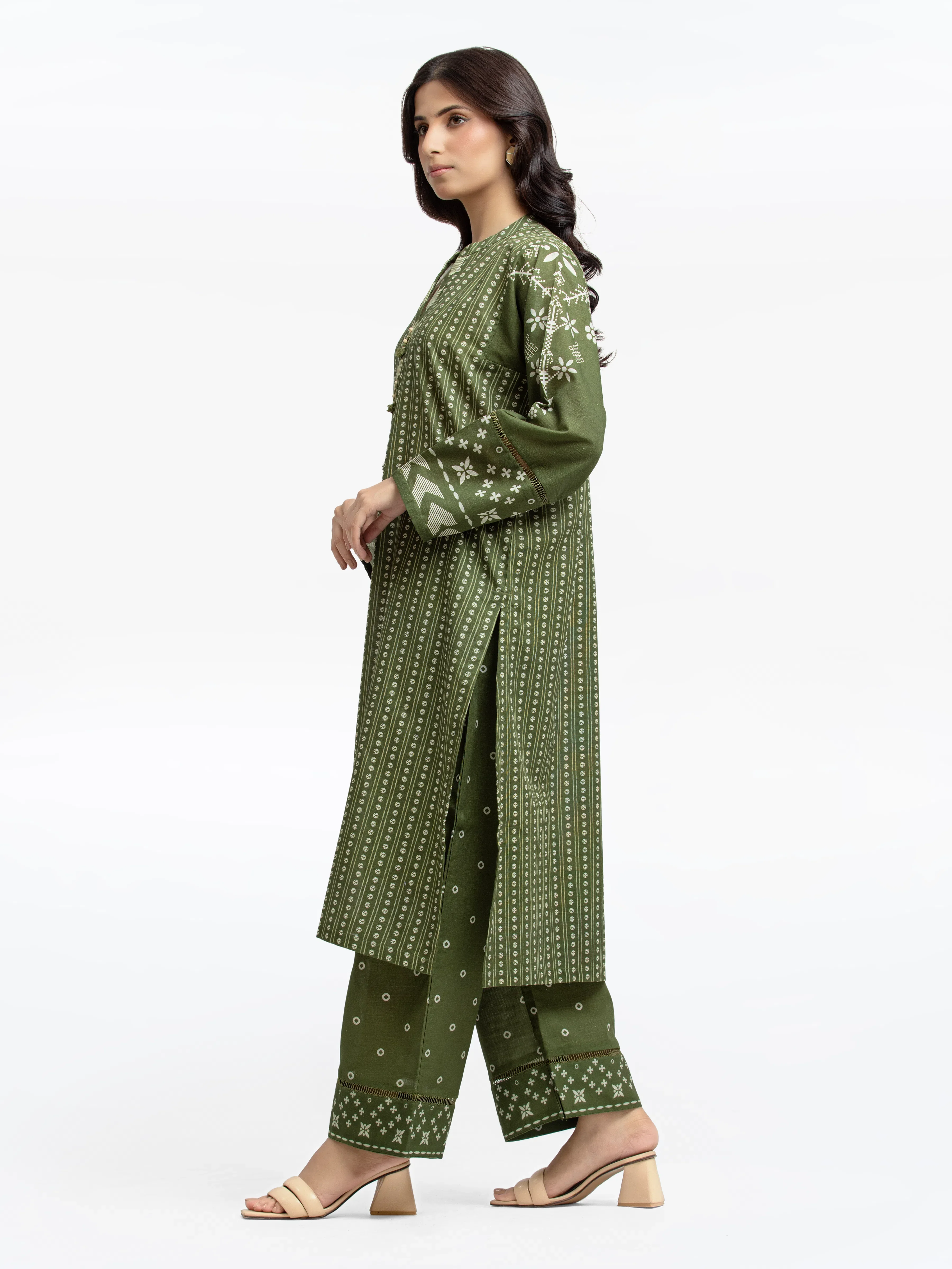 Pret Printed Khaddar Shirt - EWTKP24-81392S - Image 3