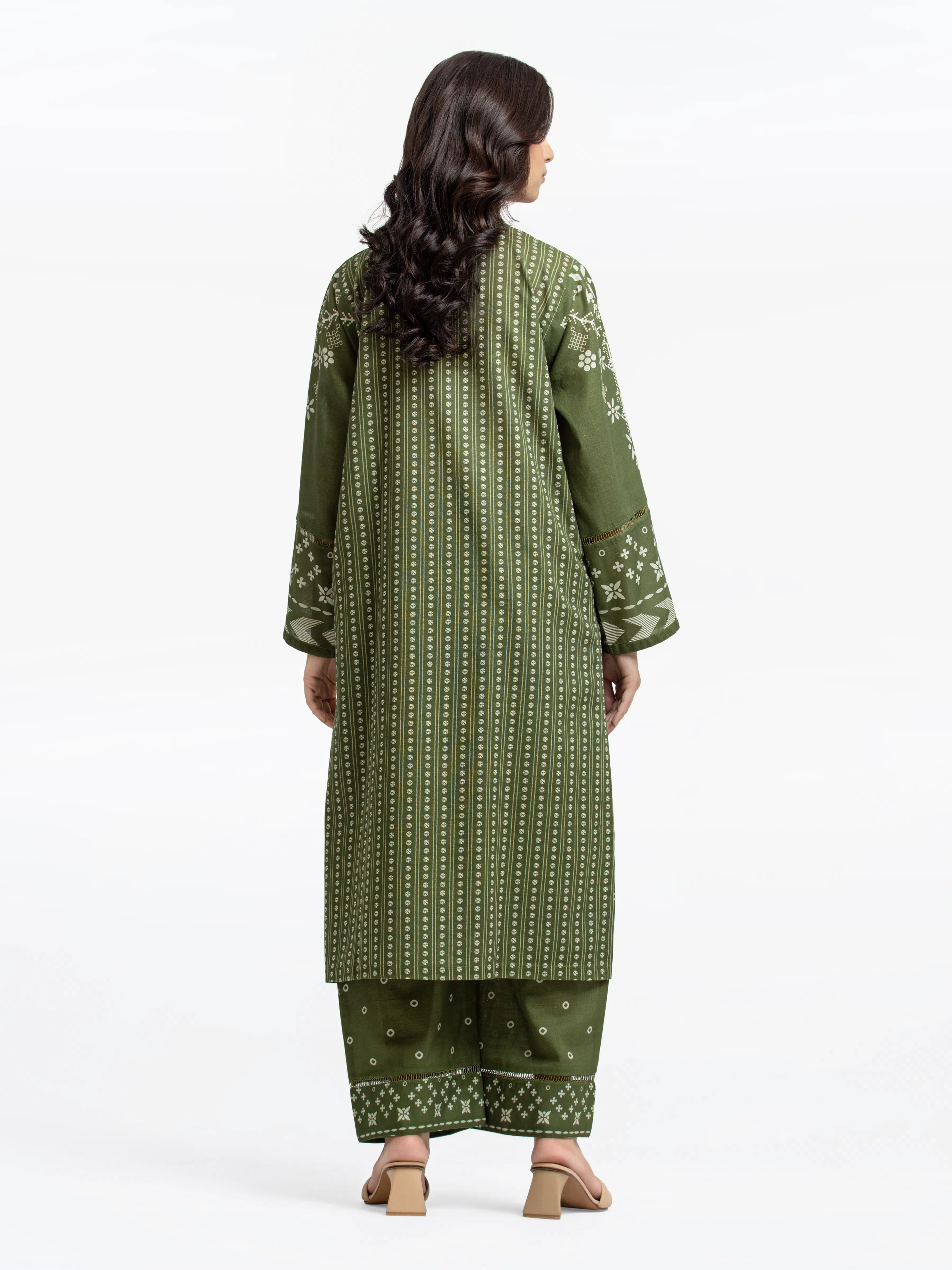 Pret Printed Khaddar Shirt - EWTKP24-81392S - Image 4