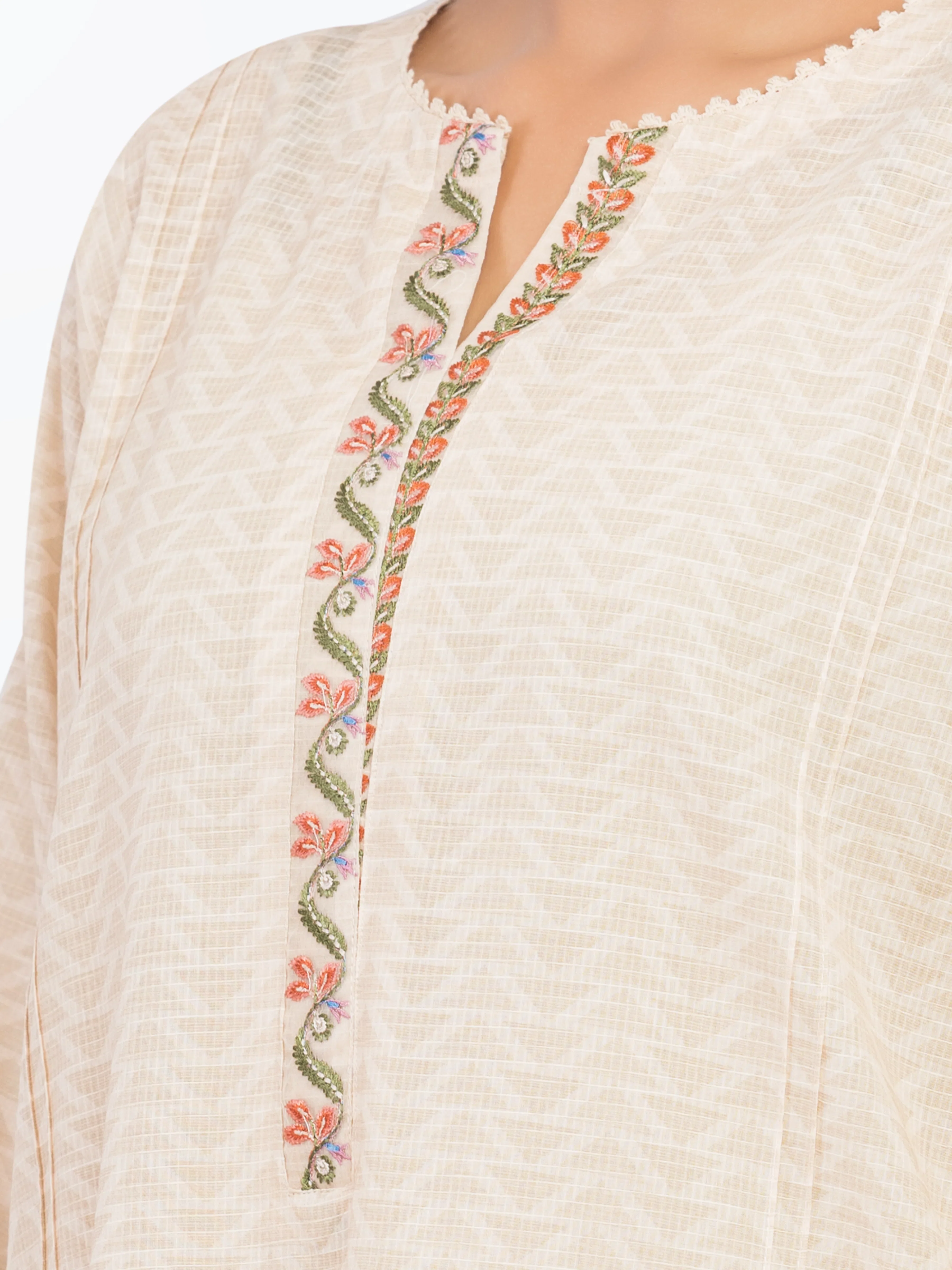 Pret Printed Lawn Slub Shirt - EWTKP5-81680S - Image 3