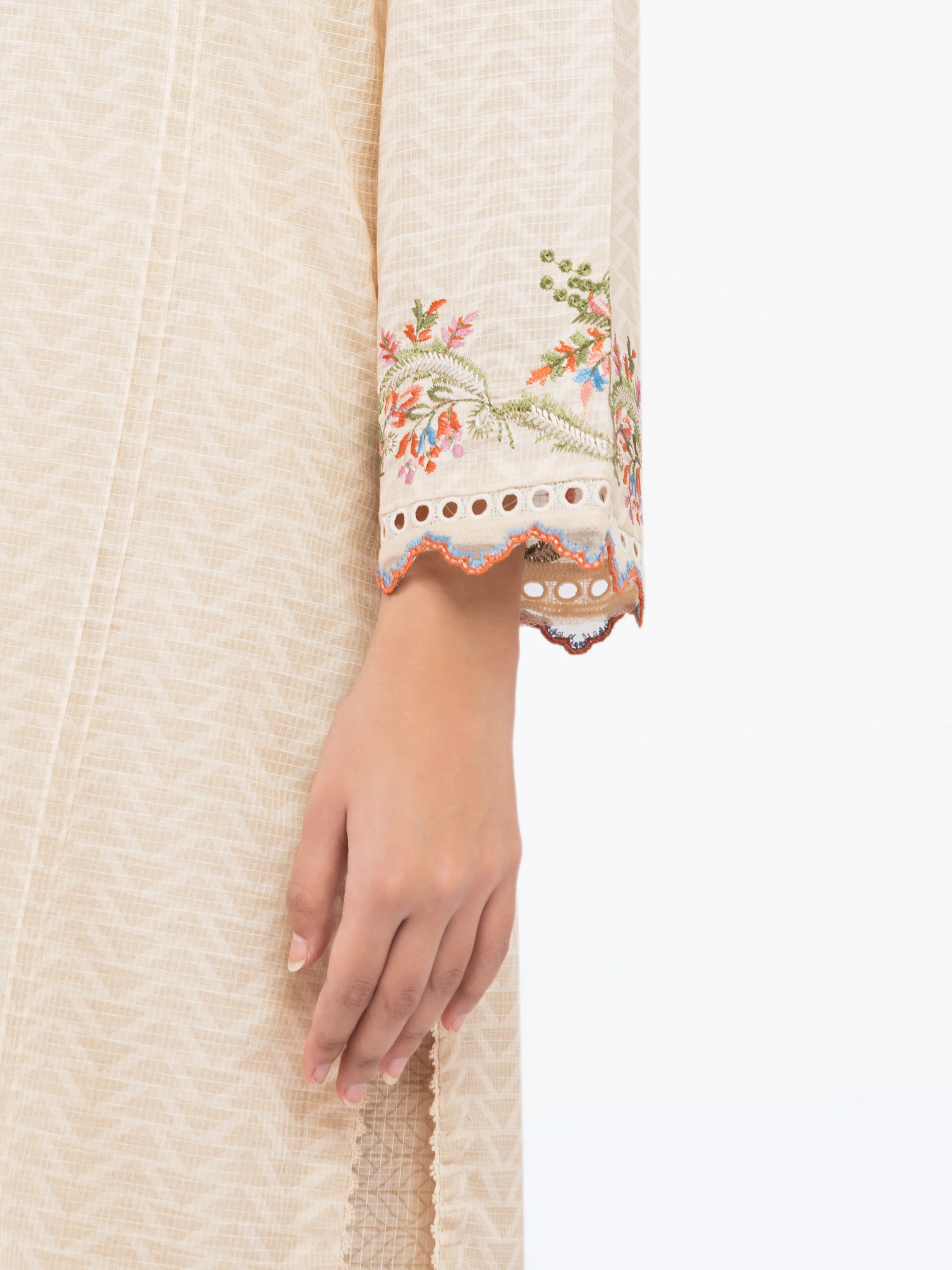 Pret Printed Lawn Slub Shirt - EWTKP5-81680S - Image 4