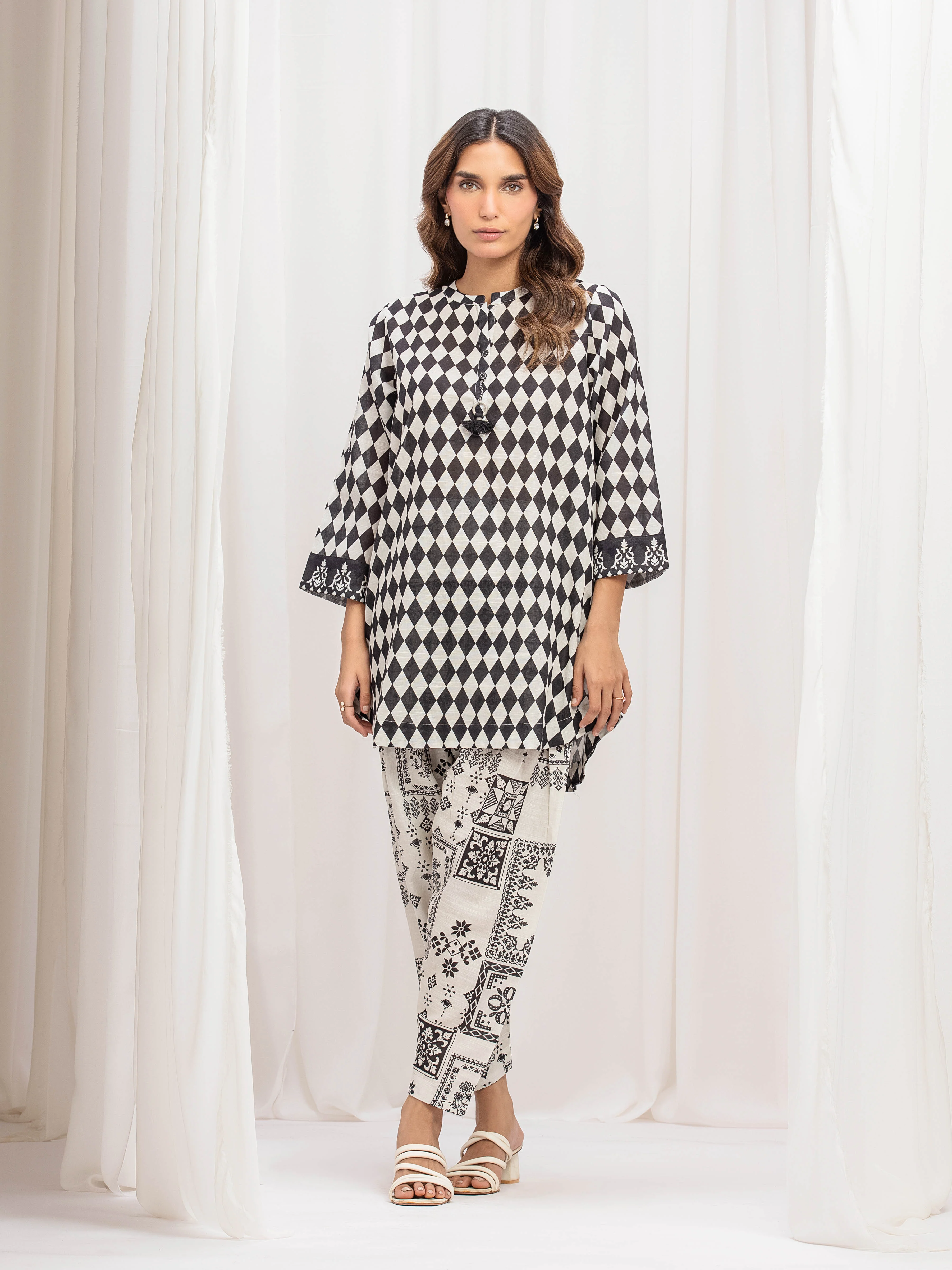 Pret Printed Khaddar Co-Ord Set - EWTKP5-84095ST