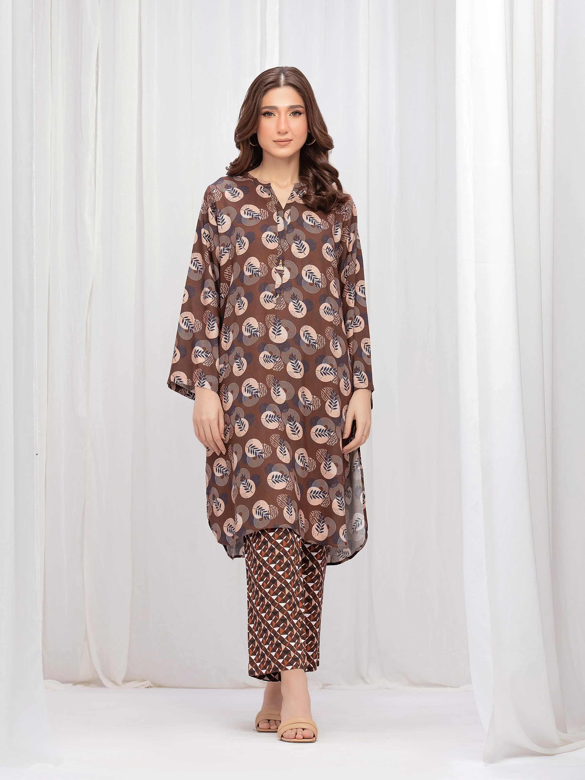 Pret Printed Marina Twill Viscose Co-Ord Set - EWTKP5-81476ST
