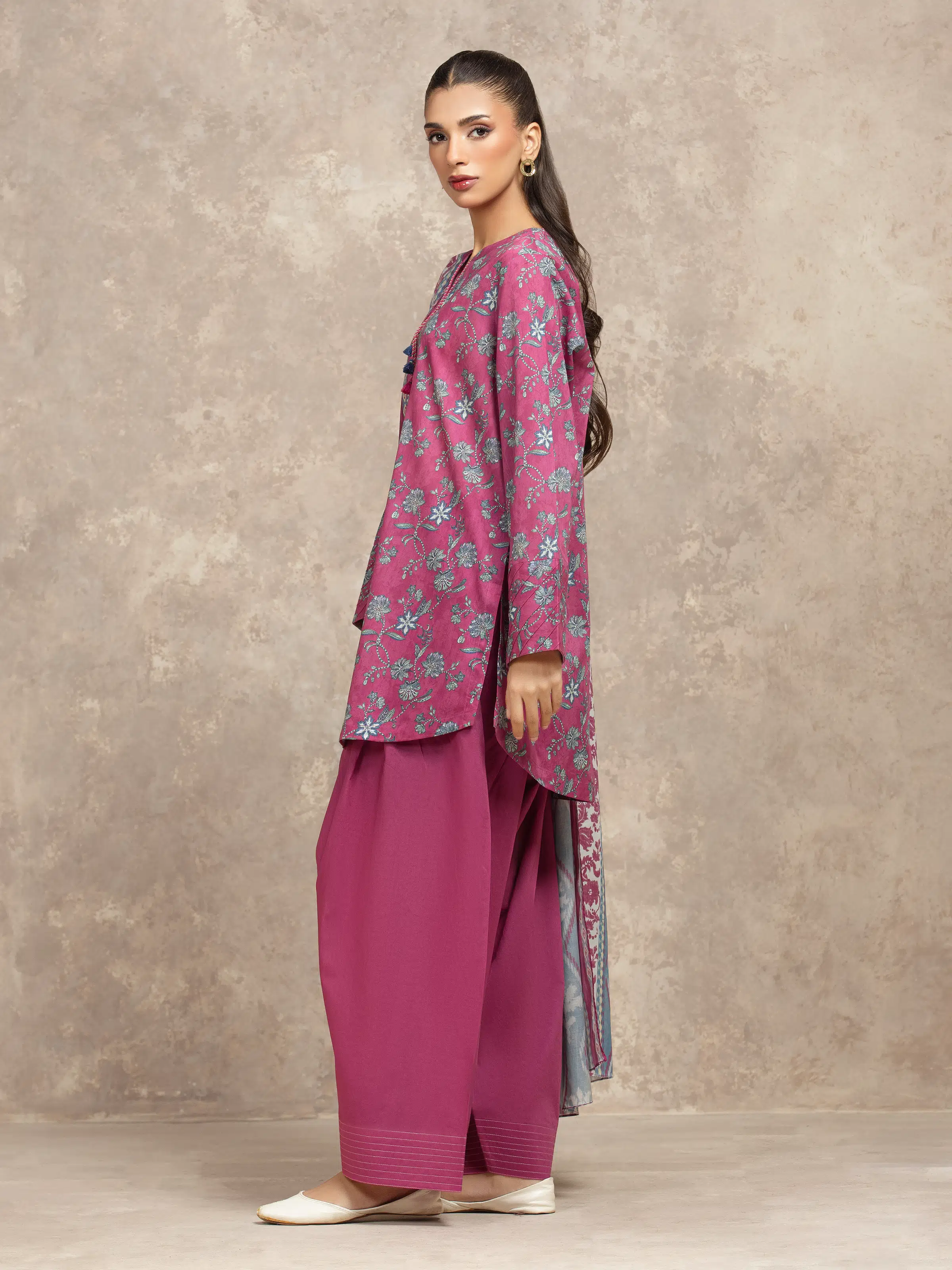 Unstitched Printed Khaddar Suit - EWU5A3-36031-3P - Image 5