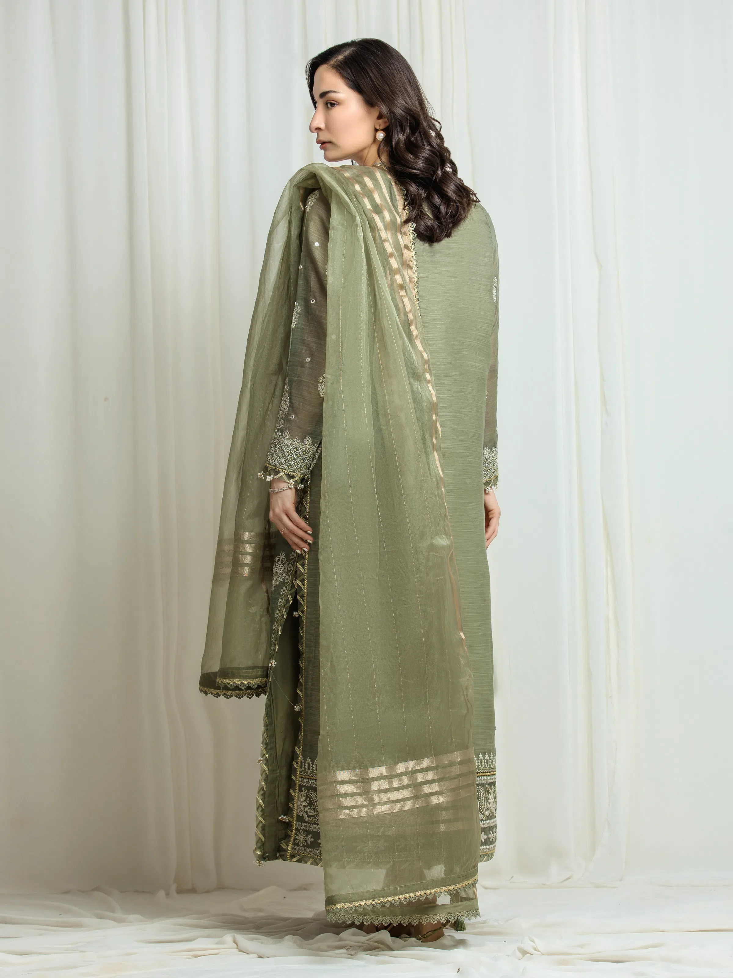 Unstitched Embroidered Munar Suit - EWU6V21-32063-3P - Image 6