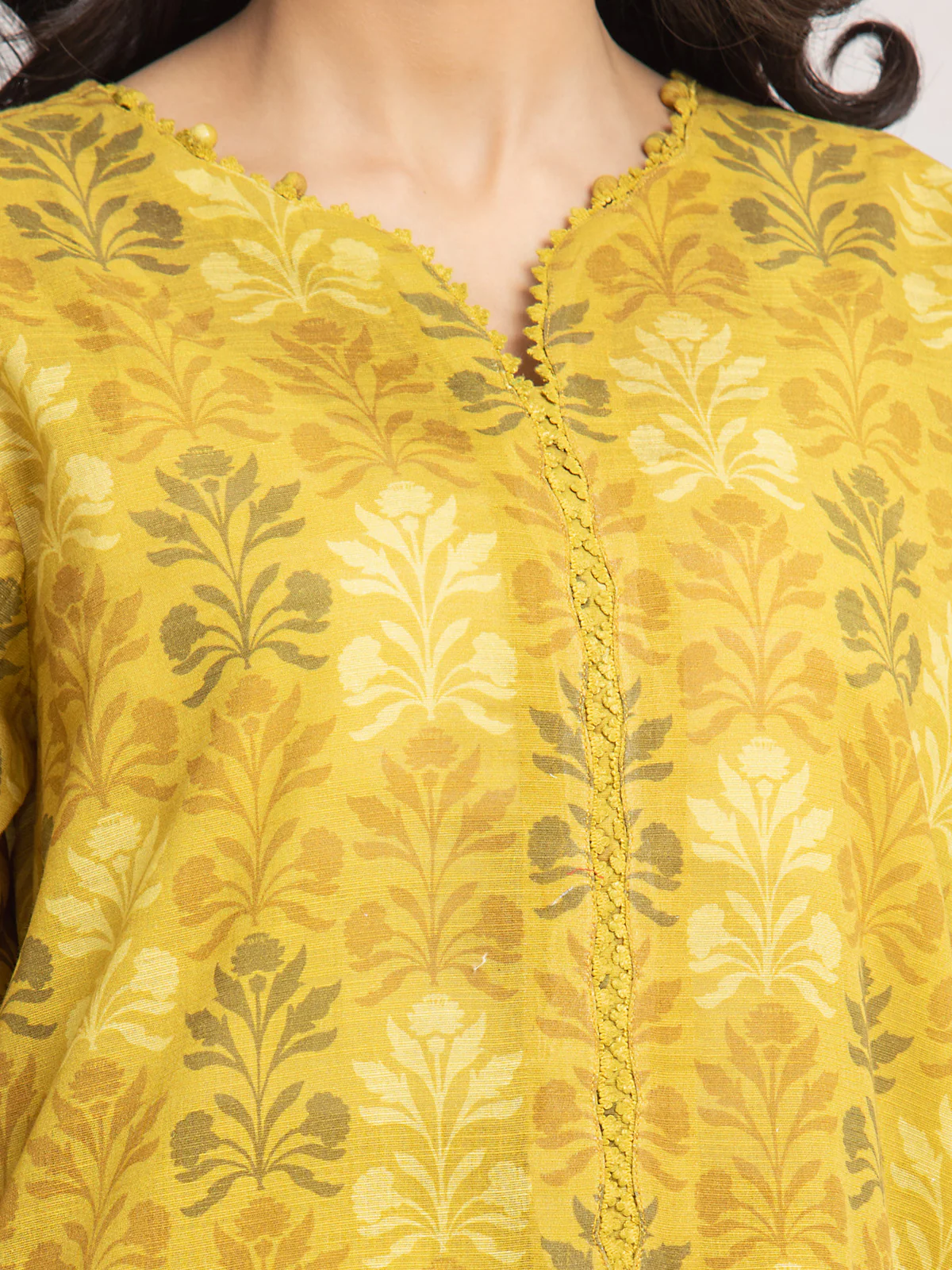 Unstitched Printed Cambric Shirt - EWU24M2-007S - Image 2