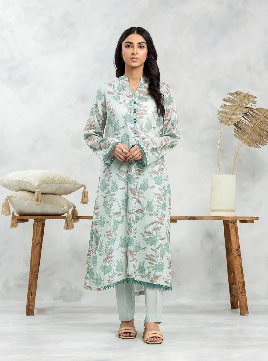 Unstitched Printed Cambric Shirt - EWU24A2-29263S