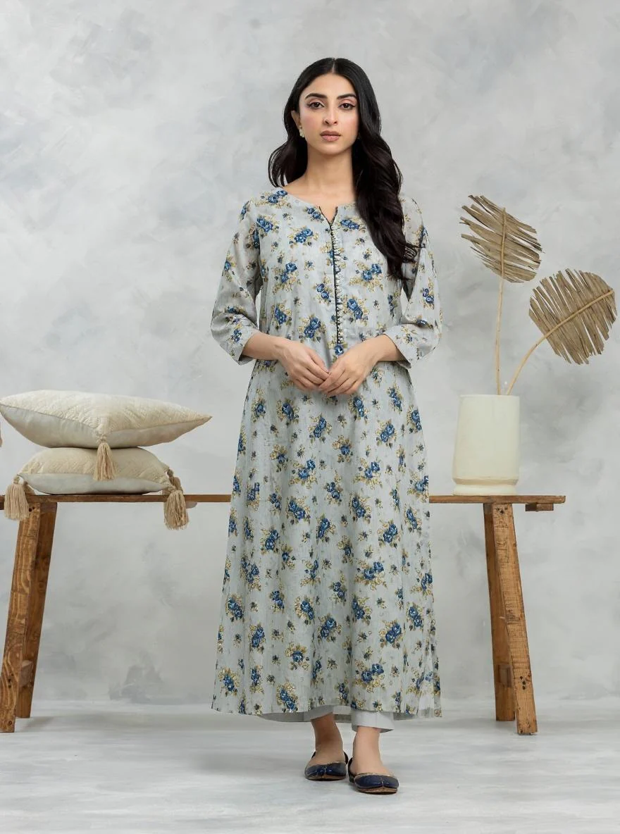 Unstitched Printed Cambric Shirt - EWU24A2-28250S