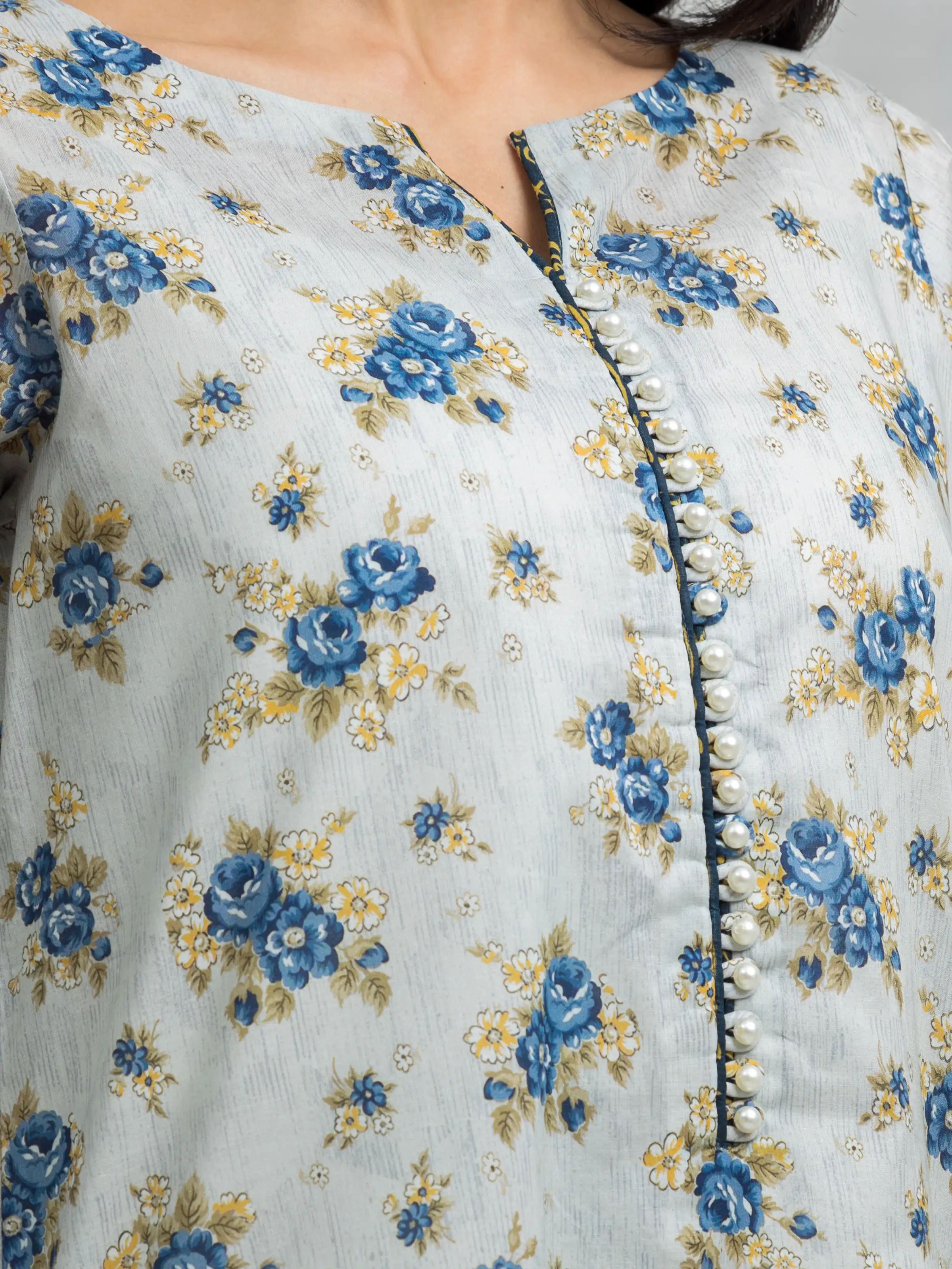 Unstitched Printed Cambric Shirt - EWU24A2-28250S - Image 2