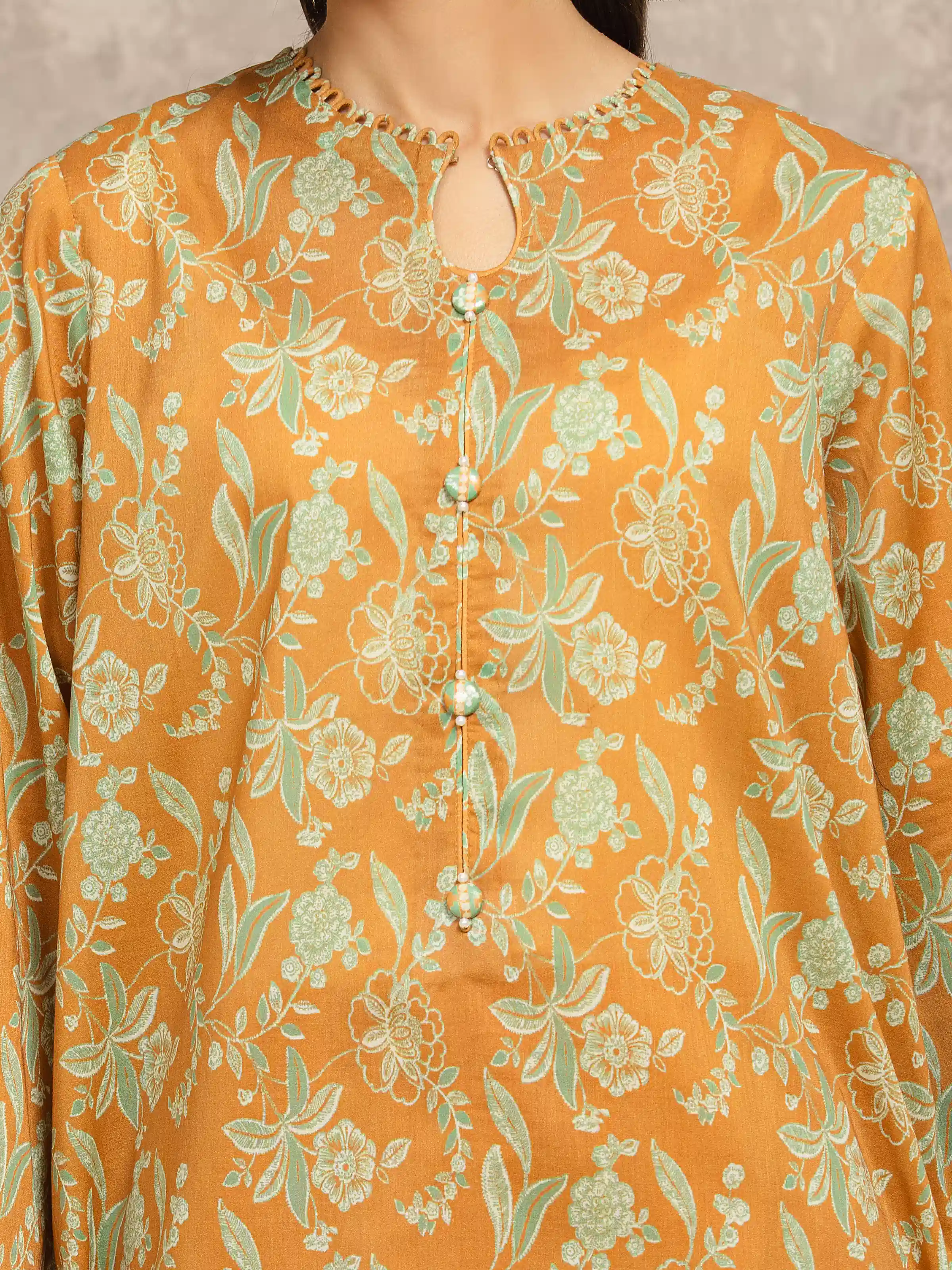 Unstitched Printed Khaddar Suit - EWU5A3-36050-3P - Image 4