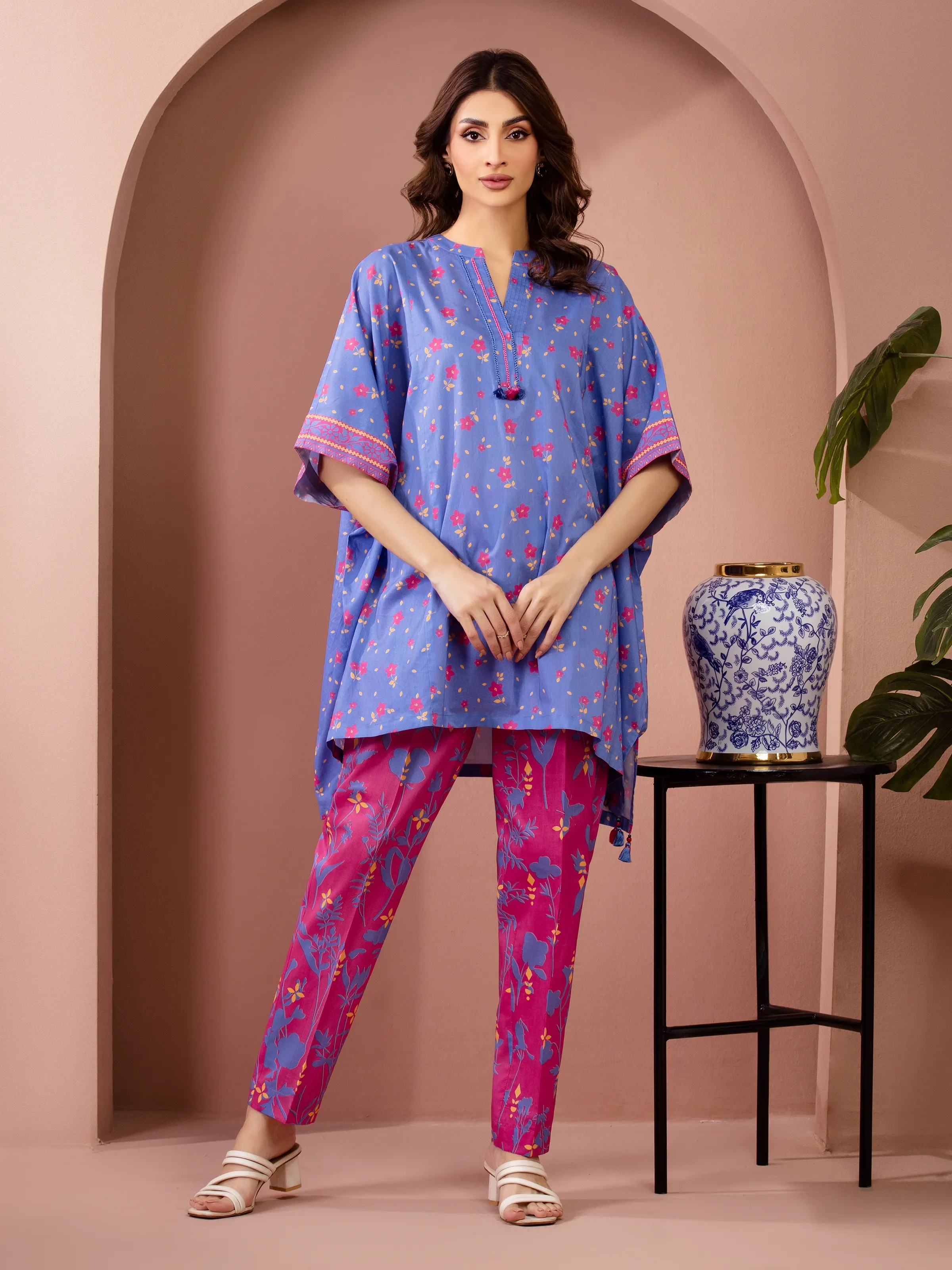 Unstitched Printed Lawn Suit - EWU6A1-36805ST