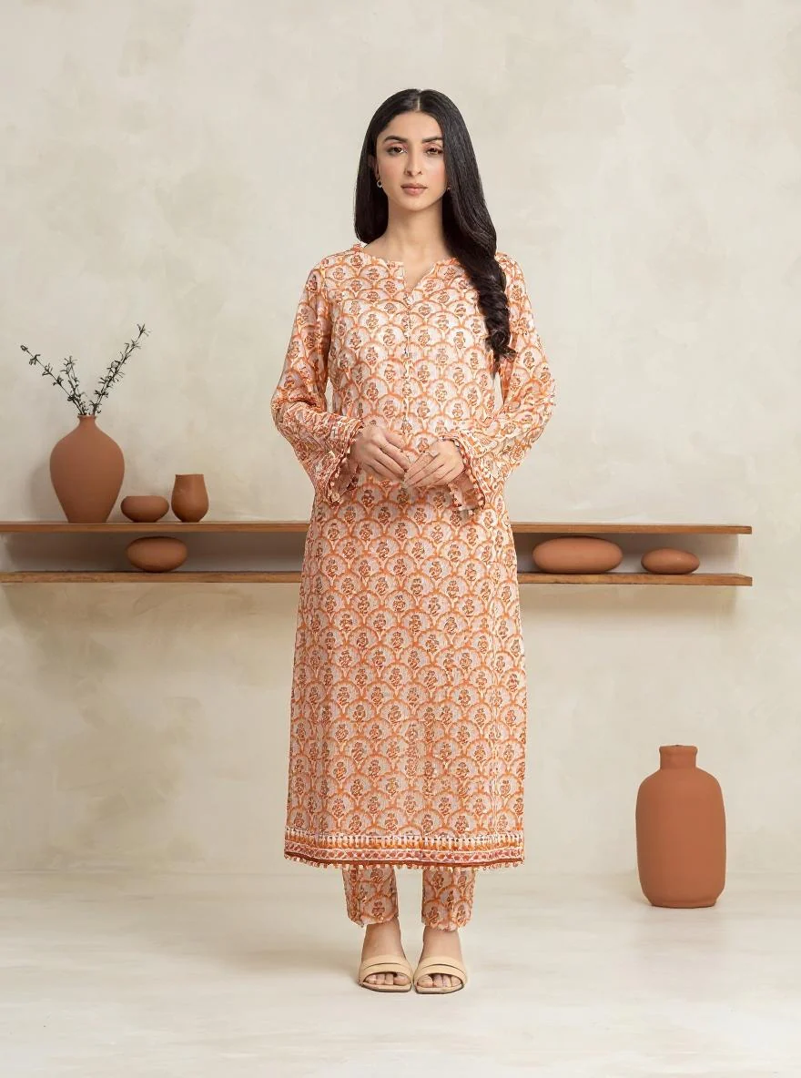 Unstitched Printed Lawn Shirt - EWU24A1-29029S