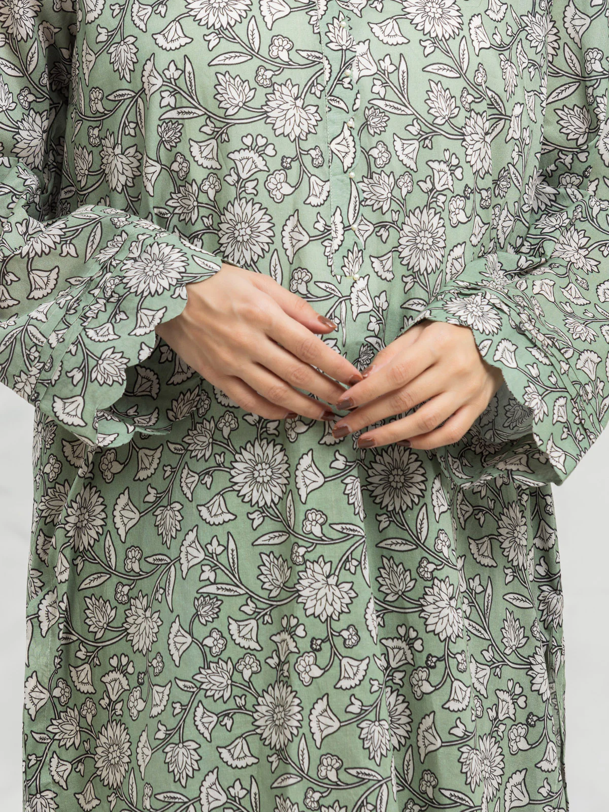 Unstitched Printed Lawn Shirt Trouser - EWU24A1-29137ST - Image 3