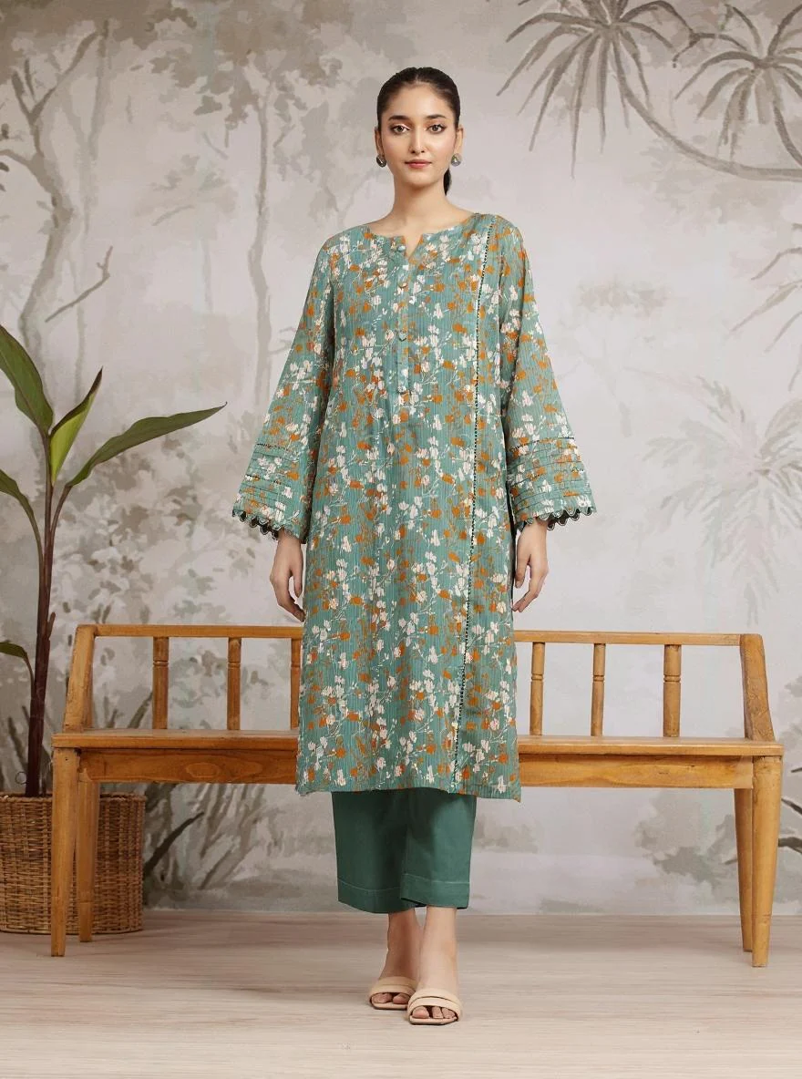 Unstitched Printed Khaddar Shirt - EWU24A3-29805S