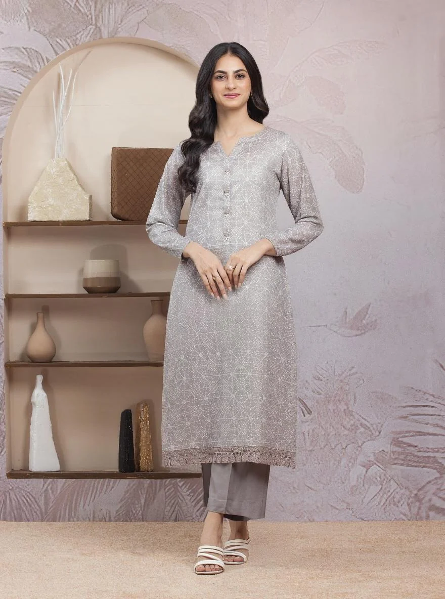 Unstitched Printed Lawn Shirt - EWU5A1-35219S