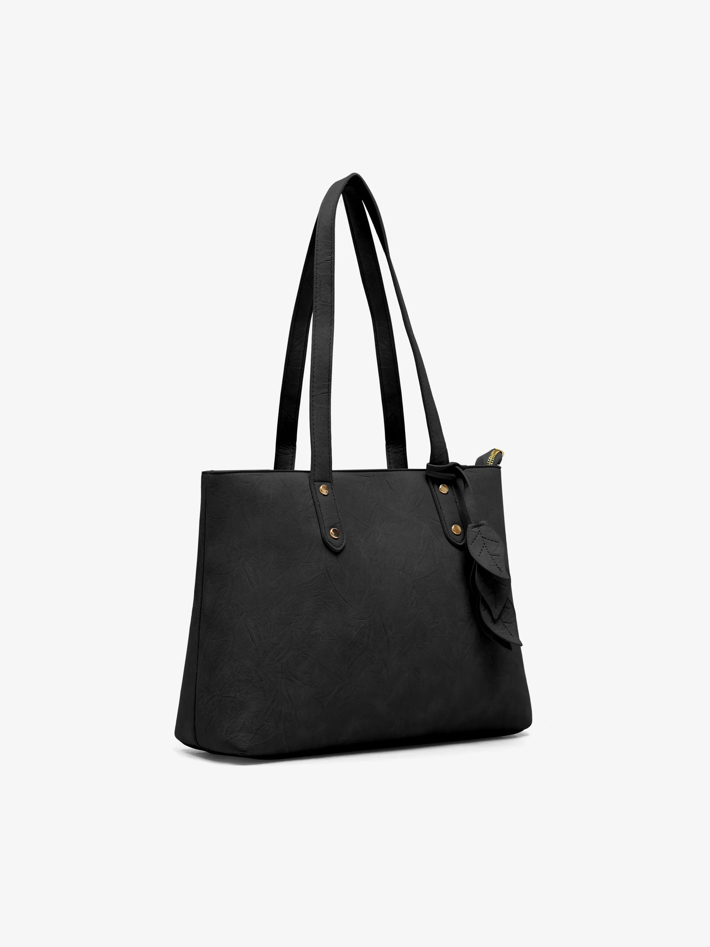 Women's Black Tote Bag - EAWHB5-051 - Image 2