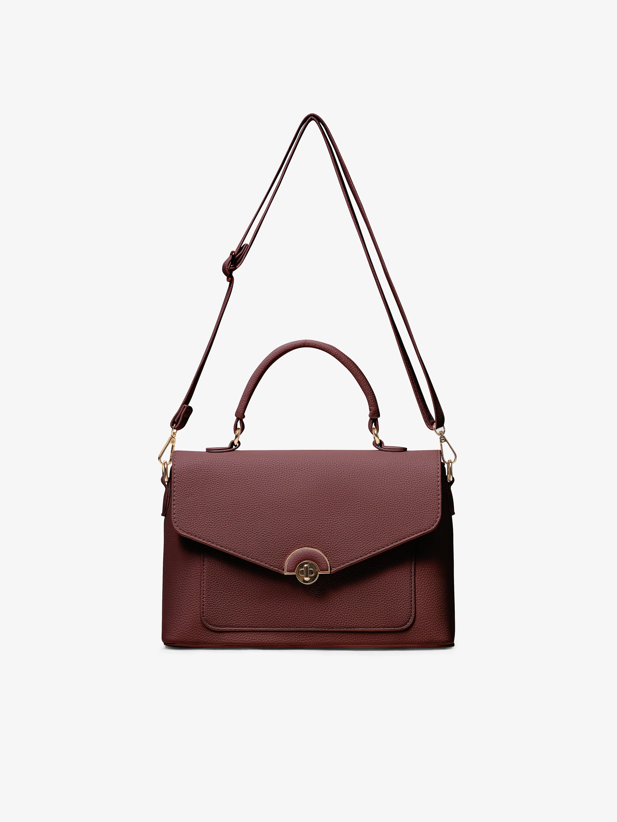 Women's Burgundy Bag - EAWHB6-004 - Image 2