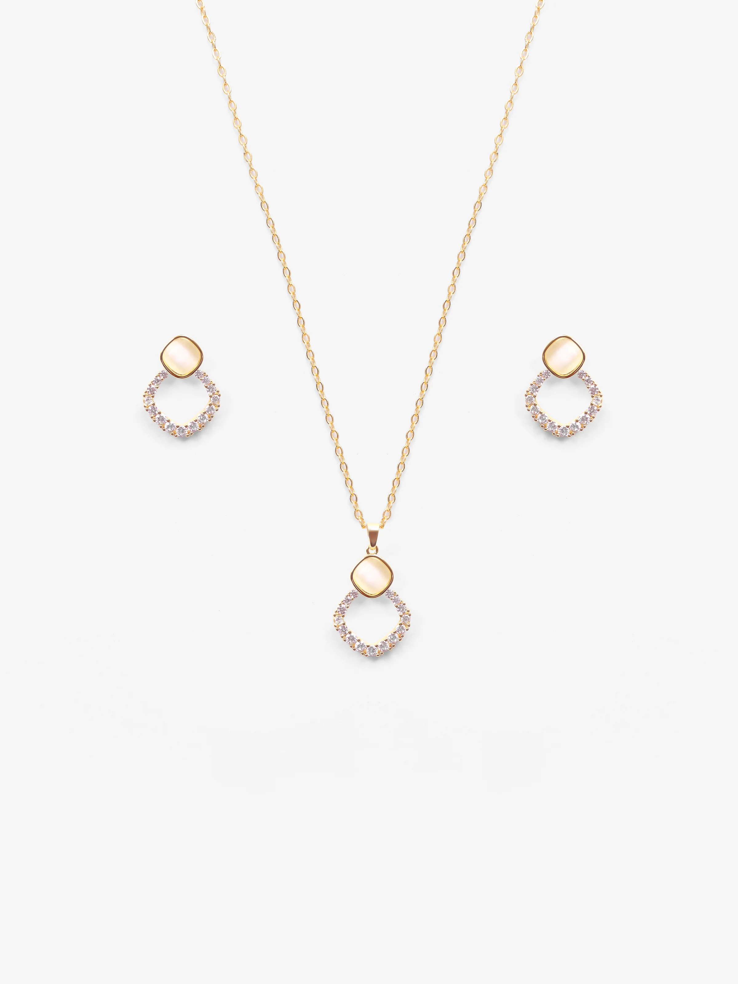 Gold Bloom Beauty Jewelry Set - EAWJS5-008