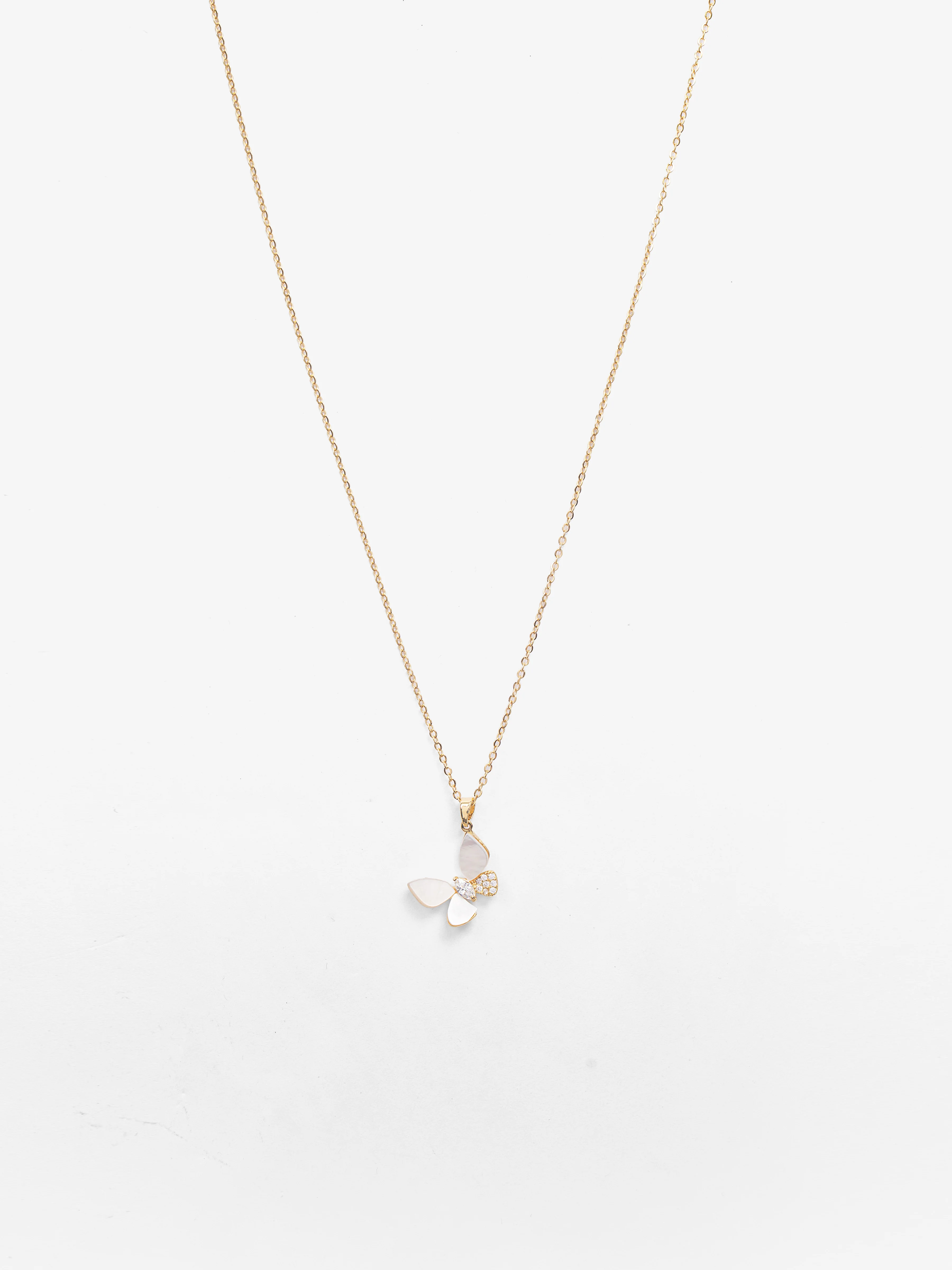 Golden Butterfly Necklace - EAWN5-032