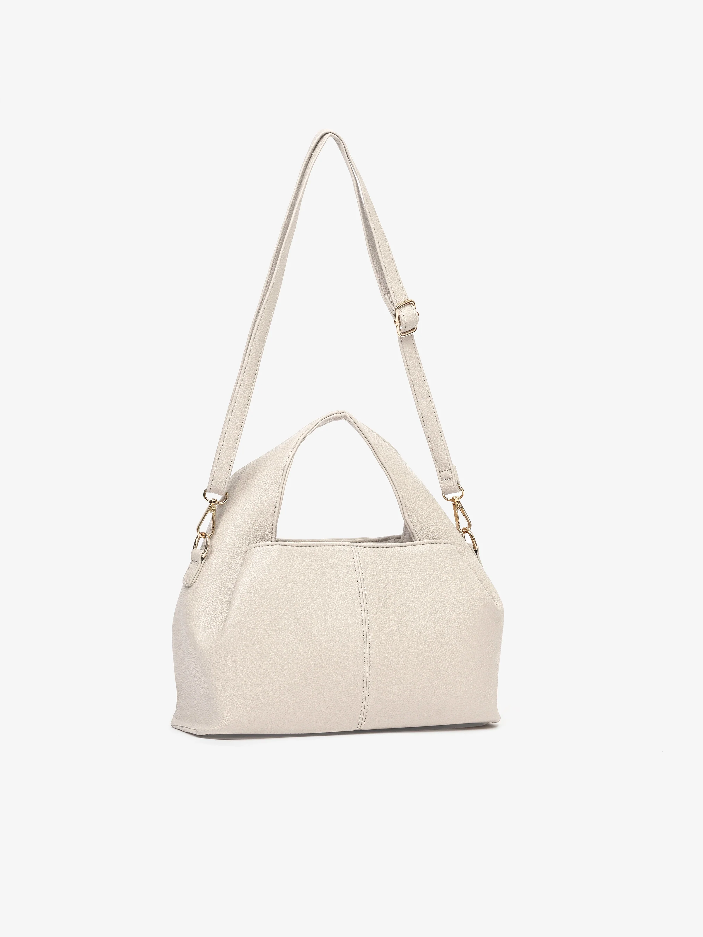 Women's Off White Shoulder Bag - EAWHB5-048 - Image 2