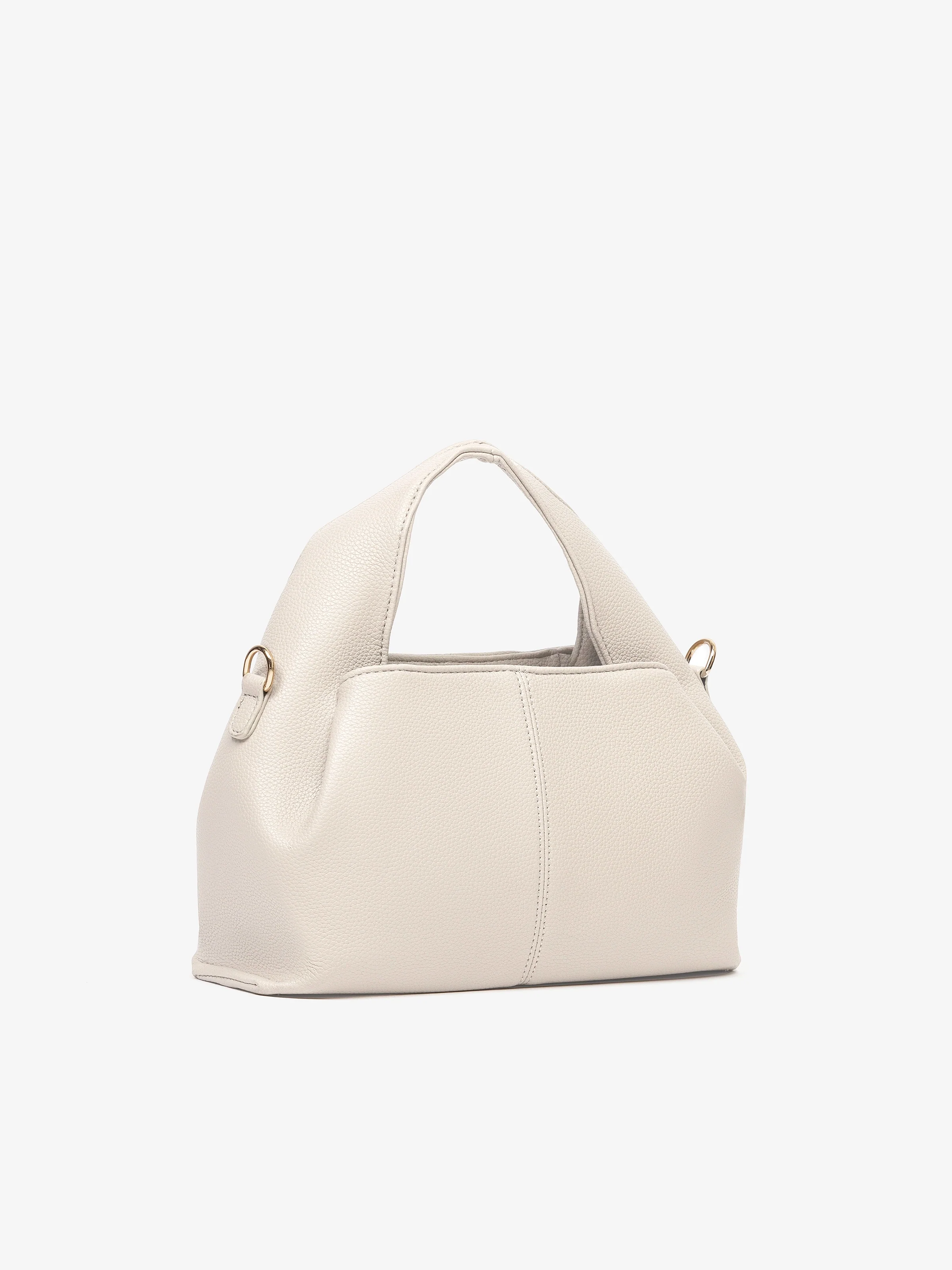Women's Off White Shoulder Bag - EAWHB5-048 - Image 4